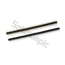 2PCS New 40Pin 2.54mm Male PCB Single Row Straight Header Strip Connector