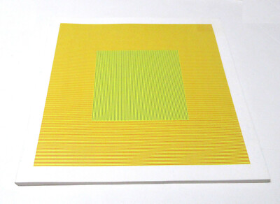 Sol Lewitt Soft Cover Book Lines in Two Directions And Five Colors 9'' x 9'' NEW