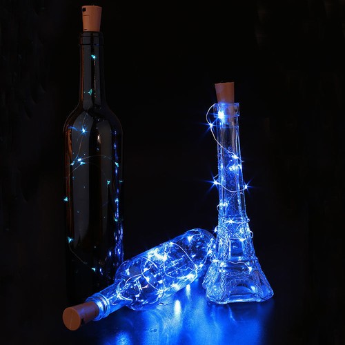1M 3.28FT 10 LED Cork Shaped Copper Wire String Light Wine Bottle For DIY RH494 - Picture 7 of 21