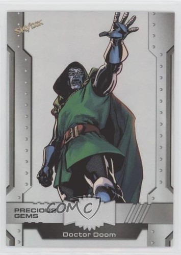 Doctor Doom [Green Precious Metal Gems] #183 2024 SkyBox Metal Universe Avengers card