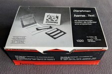 100 Stück Diarahmen Hama Text, 1020, 5x5 / 24x36, Glaslos 3mm, unbenutzt OVP
