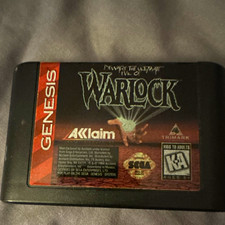 Acclaim Warlock Sega Genesis Game Cartridge 1994 KA-Kids to Adults Rated