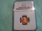 Beautiful 1951 D Lincoln Cent NGC MS65 Red