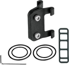 Bike Race Number Plate Mount Holder Cycling Aero V-Shaped, Black