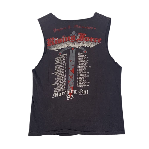 Vintage Yngwie J. Malmsteen's "Rising Force" Cut Shirt - Picture 2 of 2