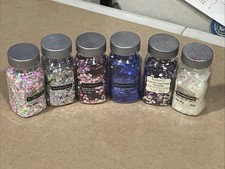 CHUNKY GLITTER 6 Bottle Lot Multicolor