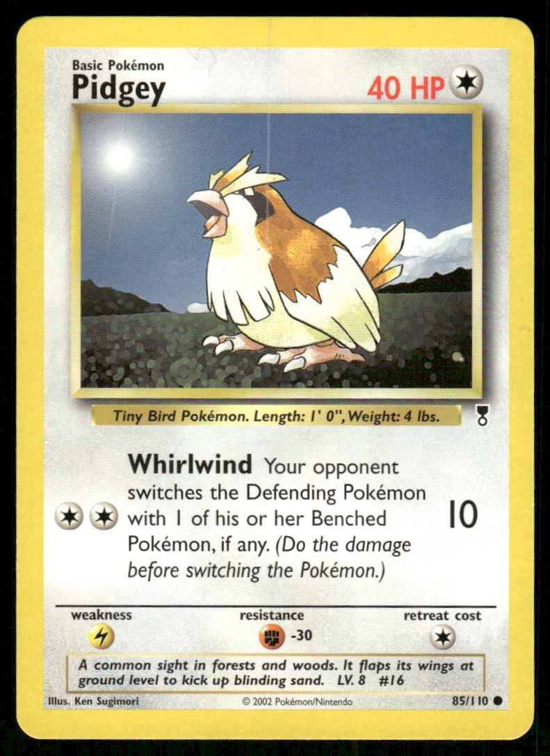Pokemon Tcg Pidgey #85 Pokemon Legendary Collection NM