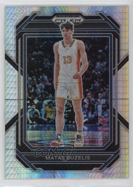 2023-24 Panini Prizm Draft Picks Hyper Prizm Matas Buzelis #13 0z6