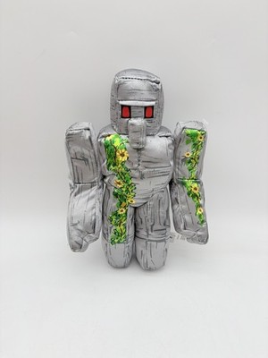 Minecraft Iron Golem Plush Movie Stuffed Toy Figure Gray Metal Form (soft toy)