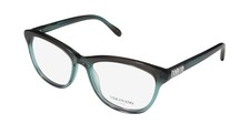 NEW VERA WANG LUXE FRIGG GLASSES SQUARE FULL-RIM 51-16-133 PLASTIC TE GREEN