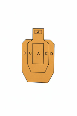 Magnetic USPSA Targets for Dry Fire - 1/6 Scale