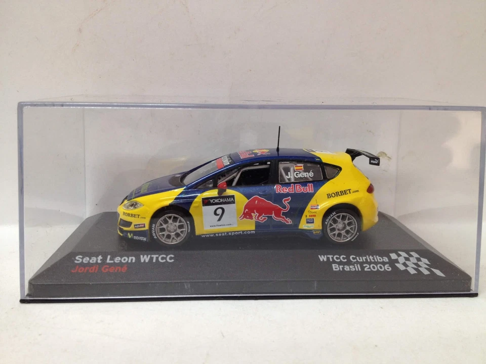 Seat León WTCC Curitiba 2006 Brasil 1:43 Ixo Altaya Diecast Gene coche metal - Imagen 3 de 3