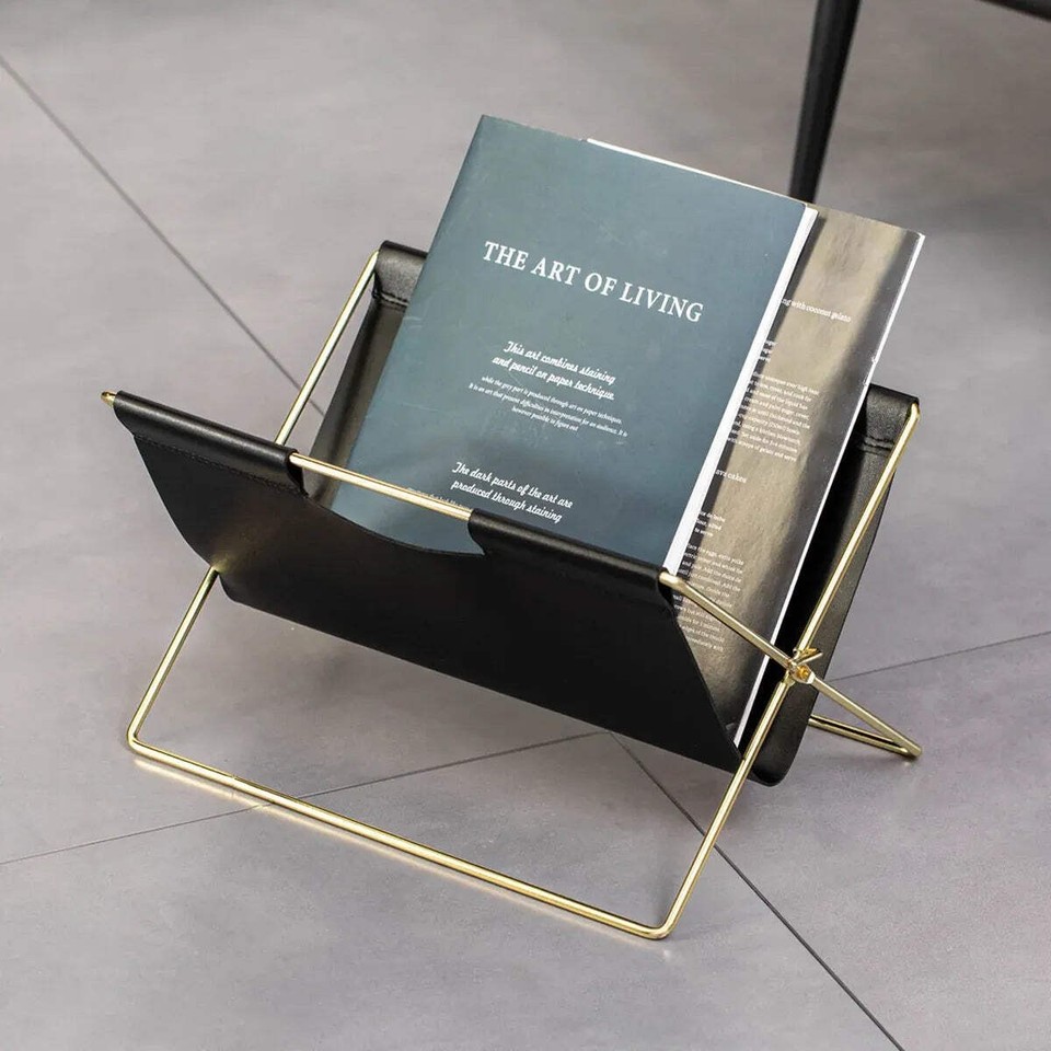 Minimalist Foldable Magazine Rack Easy to Storage Durable for Home ...