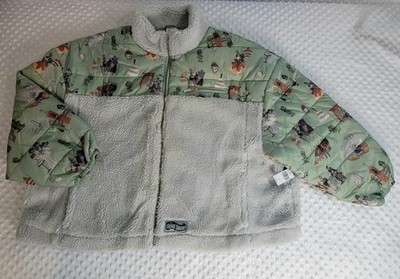 NWT Disney Parks Haunted Mansion Sherpa Fleece Full Zip Jacket Women's Plus 3X