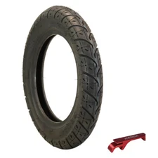 Kenda K329 2.75/10-37J Front/Rear Scooter Tire with Keychain