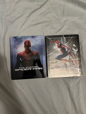 The Amazing Spider-Man 1 & 2 Blu-Ray Steelbook Set Zavvi Embossed! 