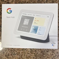 Google Nest Hub 2nd Generation 7” Smart Display White