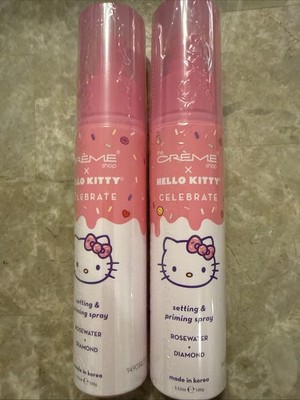 TWO The Creme Shop x Hello Kitty Celebrate Setting & Priming Spray 3.52oz SEALED