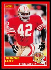 1989 Score #215 Ronnie Lott