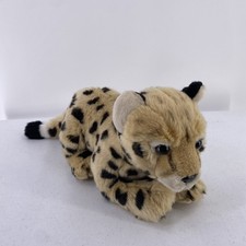 FAO Schwarz Cheetah Leopard Cub 17" Plush Stuffed Animal Jungle Cat 2018
