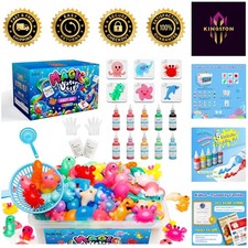 Non-Toxic DIY Magic Water Elf Kit: 10 Colorful Gels  Engaging Crafts for Kids