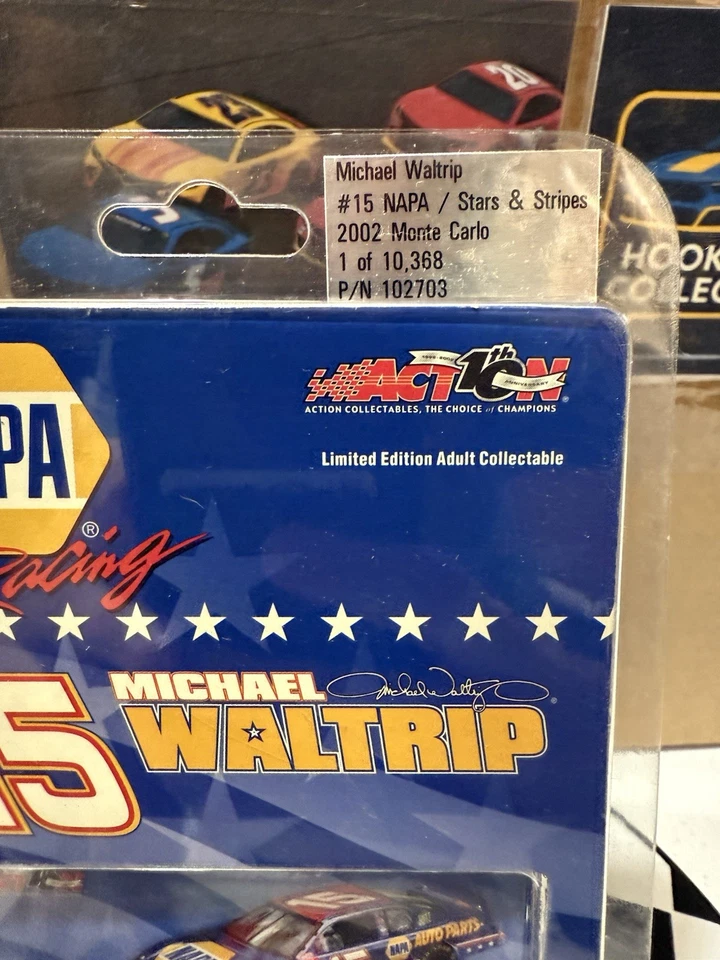 Michael Waltrip #15 NAPA Stars & Stripes 2002 Acción 1/64 Nascar Diecast Foto 4 de 4