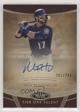 2019 Topps Tier One Tier One Talent Auto 201/240 Mitch Haniger #TTA-MH Auto 8k4