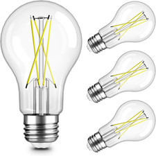 4 Pack A19 Vintage LED Edison Bulbs, Dimmable Light Bulb 60W Equivalent, High Br