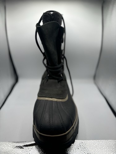 Sorel Caribou Men’s Snow Boots Waterproof Black Size 13 - Picture 10 of 12