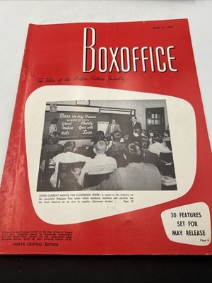 Boxoffice Magazine April 27 1957 The Pulse of The Motion Picture Industry