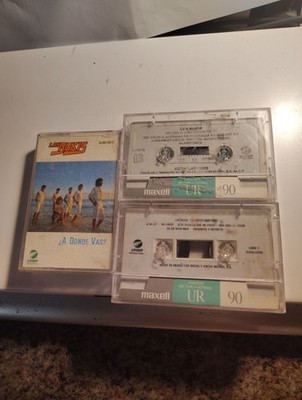 Los Bukis Cassette Lot 3 A Donde Vas, Me Volvo, 12 Exitos