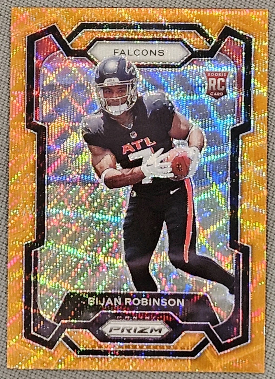 2023 BIJAN ROBINSON PRIZM ORANGE WAVE 41/60 ULTRA SSP ROOKIE RC #305