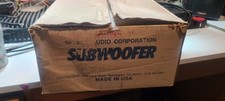💥Untraceable Ultra Rare EARTHQUAKE 1st Series Subwoofer NEW NEW