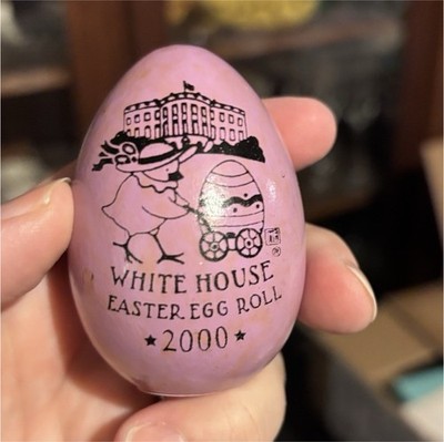 White House Easter Egg Roll 2000 Collectible Politics Theme United States Egg
