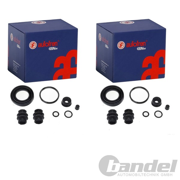 2X Autofren Bremssattel RAPARATUR-SATZ Hinten Passend FüR Alfa Romeo 159 4C-image