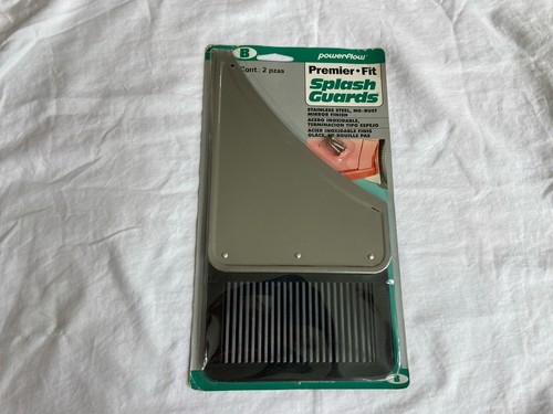 Splash Guard Mud Flaps Vintage Stainless Steel Metal Power-Flow Car Truck