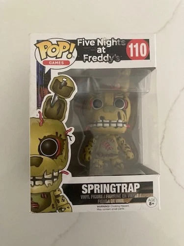 Pop Funko Five Nights at Freddy's Springtrap #110 Brand New Read