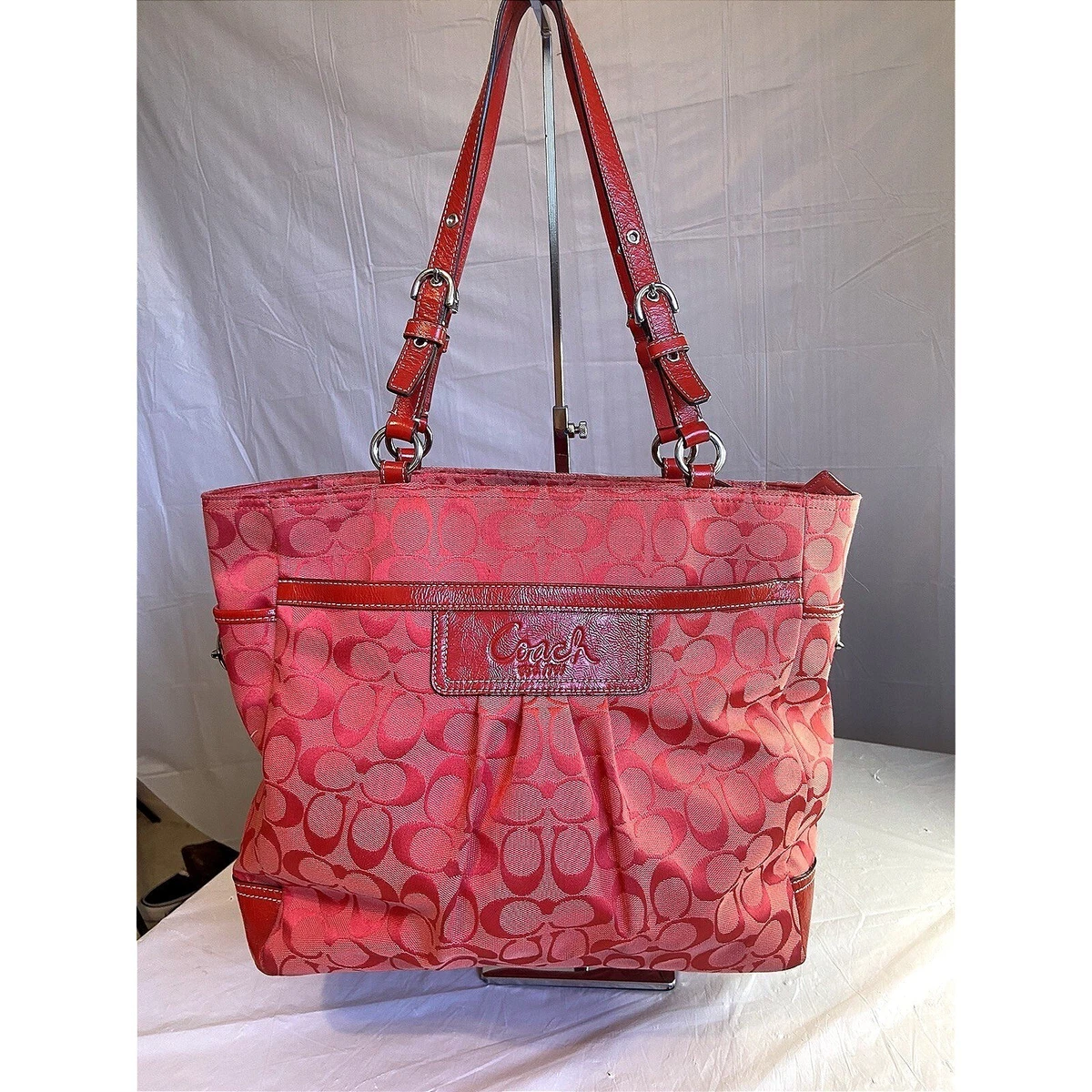Coach Signature Red Tote | eBay