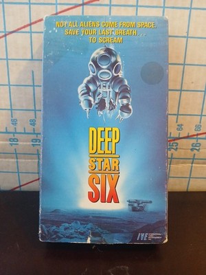 VTG VHS Deep Star Six - Cult Classic Tape Tested - Sci Fi Alien Horror Movie