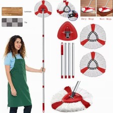 Spin Mop Head Replacement, Base, Handle for Vileda Turbo Microfibre Mop Refills