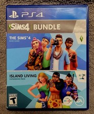 Sony PlayStation 4 PS4: The Sims 4 Plus Island Living Bundle,CLN DISC, FAST SHIP