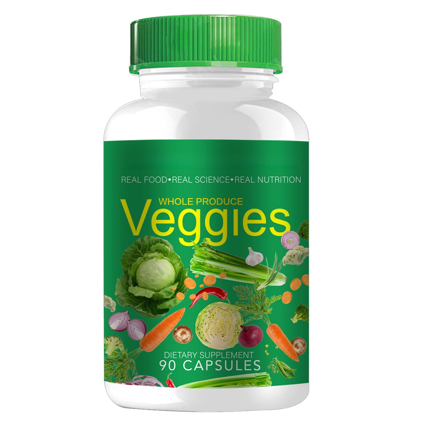 1 Set Fruits and Veggies Supplements - 90 Fruit Capsules, 90 Veggie Capsules New
