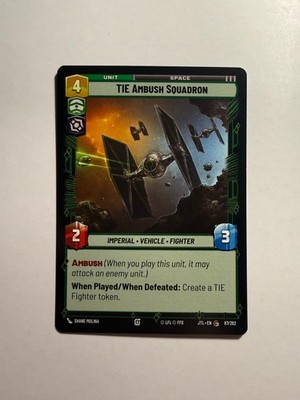 TIE Ambush Squadron 087/262 SWU Jump to Lightspeed