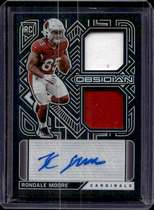 Rondale Moore Panini Obsidian Rookie Jersey Ink #RJIRM Base