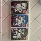 Lot of 3 Wii Dance Games: Just Dance 2, 3, 4 (Nintendo Wii) TESTED