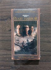 Pearl Harbor VHS, 2001, 2-Tape Set Pan Scan 60th Anniversary Commemorative, NEW