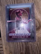 2021 Panini Prizm Overdrive Silver RONALD ACUNA Jr. No. 20.   Free Shipping