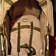 Chicco Gray Single Baby Stroller with Hood/Canopy