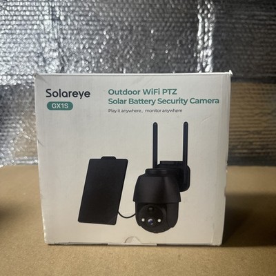 Solareye Cellular 2K Outdoor Solar  Security Camera Solar Panel- Opened Box