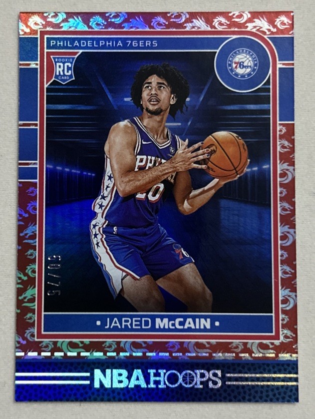 2024-25 Panini Nba Hoops - Rookies Jared McCain #246 Dragon Year /75 (RC)